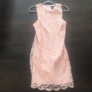 Light pink lace dress, Medium, Aqua brand